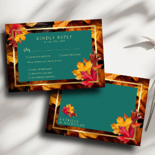 Cartons Réponse Un Imaginaire Turquoise et automnal Gold Rustic Re