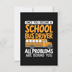 Cartons Réponse Une Fois Que Vous Devenez Conducteur De Bus Scolai