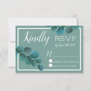 Cartons Réponse Une verdure élégante   Eucalyptus Feuilles mariage