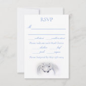 Cartons Réponse Unicornes blanches Aimer Couple (Devant)