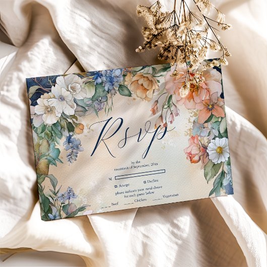 Cartons Réponse Unique Victorian Royal Elegance Mariage