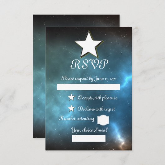 Cartons Réponse Univers (Devant / Derrière)