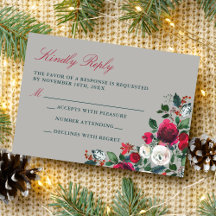 Vacances florales d'hiver Noël Mariage décembre