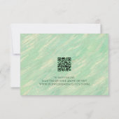 Cartons Réponse Van Gogh Roses Wedding Response Card (Dos)