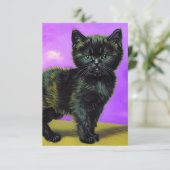 Cartons Réponse Van Gogh Style Cat (Debout devant)