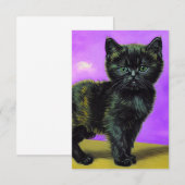 Cartons Réponse Van Gogh Style Cat (Devant / Derrière)