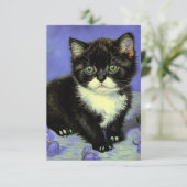 Cartons Réponse Van Gogh Tuxedo Kitten (Debout devant)