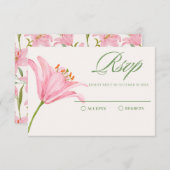 Cartons Réponse Vert rose pastel (Devant / Derrière)