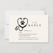 Cartons Réponse Veterinarian Graduation Party (Devant)