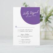 Cartons Réponse Vibrant Décontracté Magenta Violet Jaune (Debout devant)