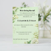 Cartons Réponse Vibrant Yellow Tulip & Ranunculus Formal Wedding I (Debout devant)