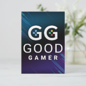 Cartons Réponse Vidéo GG Good Gamer (Debout devant)