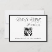 Cartons Réponse Vieille Fortune Noir et Blanc (Devant)