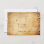 Cartons Réponse Vignoble de vigne de vigne à l'aquarelle (Dos)