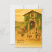 Cartons Réponse Vignoble romantique Napa Valley Vignoble Rustique (Devant)