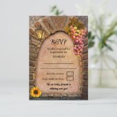 Cartons Réponse Vineyard Classic Italien Mariage (Debout devant)