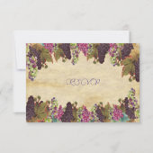 Cartons Réponse Vins de raisin Arrière - plan de papier rustique (Devant)