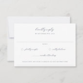 Cartons Réponse Vins intemporels Monogramme Mariage Crest (Devant)