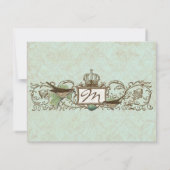 Cartons Réponse Vintage Robins Oeuf Bleu Couronne Flourissent (Dos)