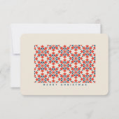 Cartons Réponse Vintage Scandinavian Christmas Pattern  (Devant)