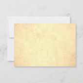 Cartons Réponse  Vintage Wedding  (Dos)