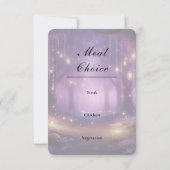 Cartons Réponse Violet at Midnight Enchanted Forest Wedding (Dos)