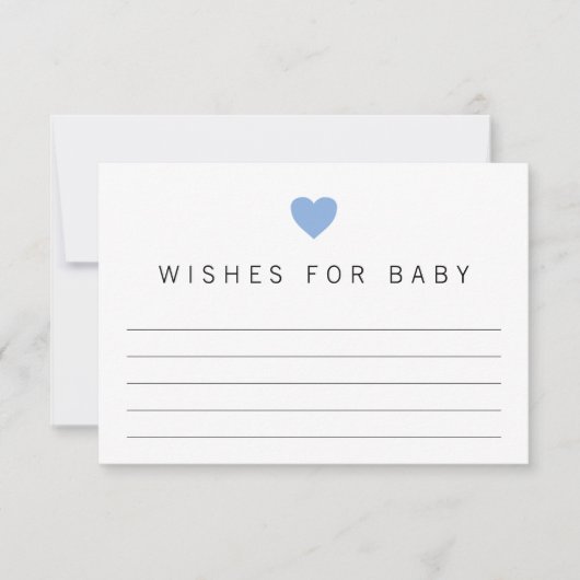 Cartons Réponse Voeux pour bébé Blue Boy Shower Endoor Card (Devant)