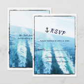 Cartons Réponse ©Voyage d'amour/croisière/mariage de destination (Devant / Derrière)