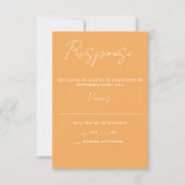 Cartons Réponse Vrai Simplicité 3 Script Mariage Sorbet minimal (Devant)