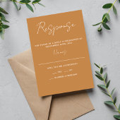 Cartons Réponse Vrai Simplicité 3 Script Minimal Mariage Apricot