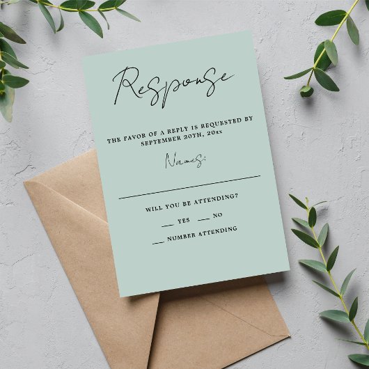 Cartons Réponse Vrai Simplicité 3 Script Minimal Mariage en verre