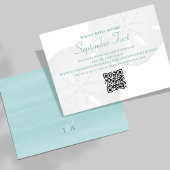 Cartons Réponse Watercolor Beach Wedding Sand Dollar