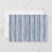 Cartons Réponse Watercolor Coastal Seascape Wedding  (Dos)