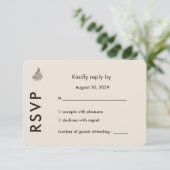 Cartons Réponse Wedding Peacock Botanical | Couture Response Art (Debout devant)