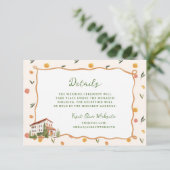 Cartons Réponse Whimsical Italian Citrus Détails du Mariage (Debout devant)