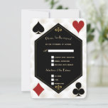 Cartons Réponse White Art Deco Gatsby Casino Vegas Poker Mariage<br><div class="desc">Unique Casino Royale et Great Gatsby conception de carte à thème. Il présente un style art déco vintage, Hollywood des années 20, fausse farine de lis, des costumes de cartes, sur motif Art déco blanc ; initiales sur le dos. Utilisez l'outil Personnaliser pour ajouter vos informations. Pour plus d'informations, visitez...</div>