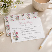 Cartons Réponse Wildflower Birthday Party