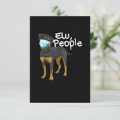 Cartons Réponse Womens Funny Dog (Debout devant)