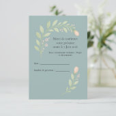 Cartons réponses de mariage RSVP (Debout devant)