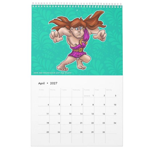 cartoon 2017 kalender JMG Studio (Apr 2027)