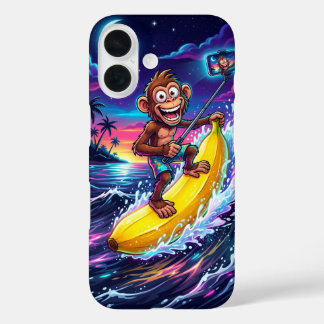 Cartoon Aap Banaan Pret Hoesje