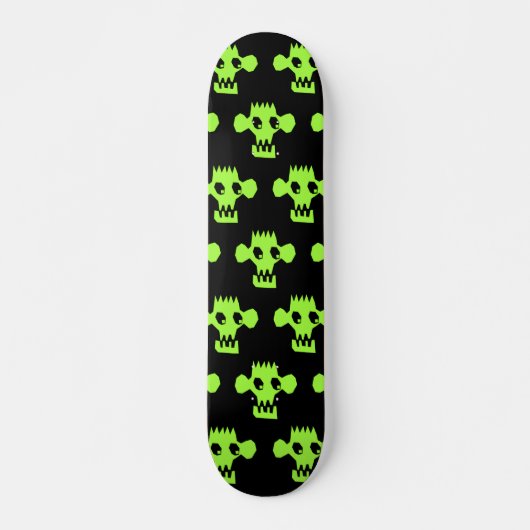 Cartoon-aap-schedels Skateboard (Voorkant)