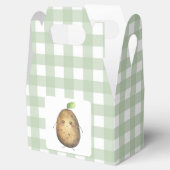 Cartoon Aardappel Baby shower Bedankdoosjes (Geopend)