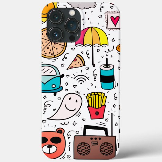 Cartoon Abstracte kunst Case-Mate iPhone Case (Achterkant)