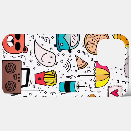 Cartoon Abstracte kunst Case-Mate iPhone Case (Achterkant (horizontaal))