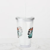 Cartoon Acryl Drinkbeker (Rechts)
