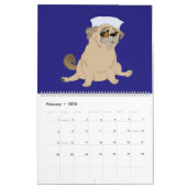 Cartoon Agenda Kalender (Feb 2026)