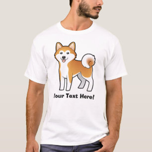 Cartoon Akita Inu/Shiba Inu T-shirt