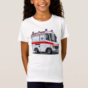 Cartoon Ambulance Auto T-shirt