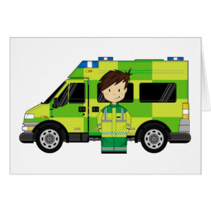 Cartoon Ambulance en EMT